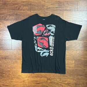 Ecko Unltd. Men’s Rhino Graphic Print Y2K Black T-Shirt Size 2XL